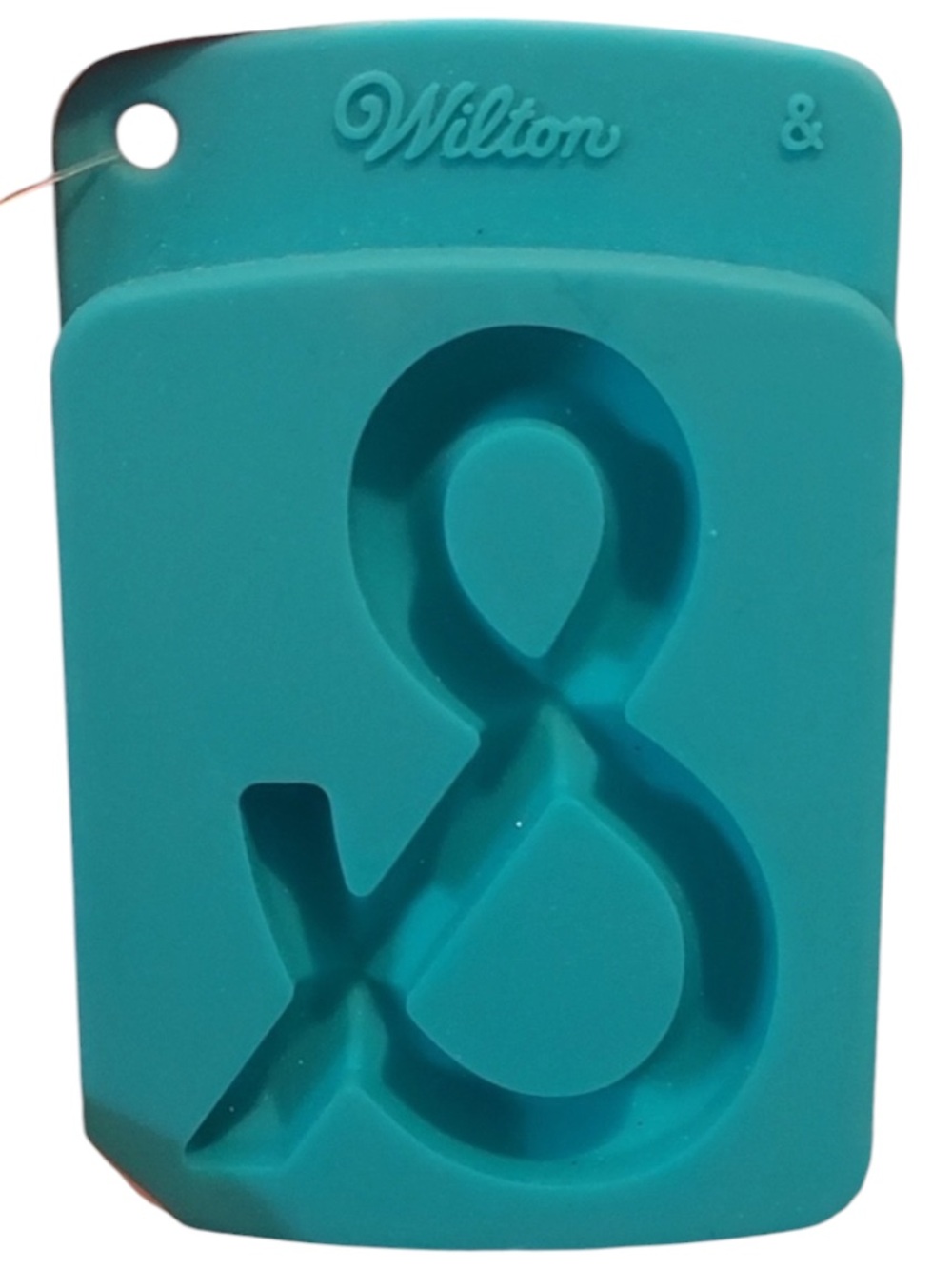 WILTON shape with fondant Letter " & "  Mold